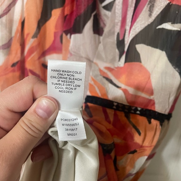 John Paul Richard Maxi Dress Size Small Multicolor Vacation Summer Lightweight - Picture 8 of 8